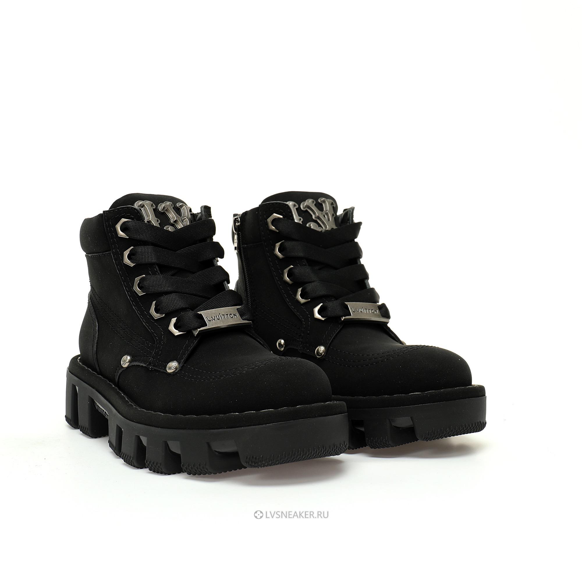 Louis Vuitton LV Checker Ankle Boot "Black" 1ACN89 Sneakers