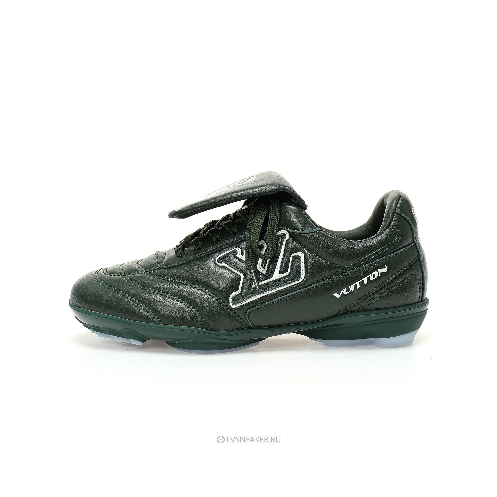 Louis Vuitton LV Footprint Soccer "Green" 1AHDPP Sneakers