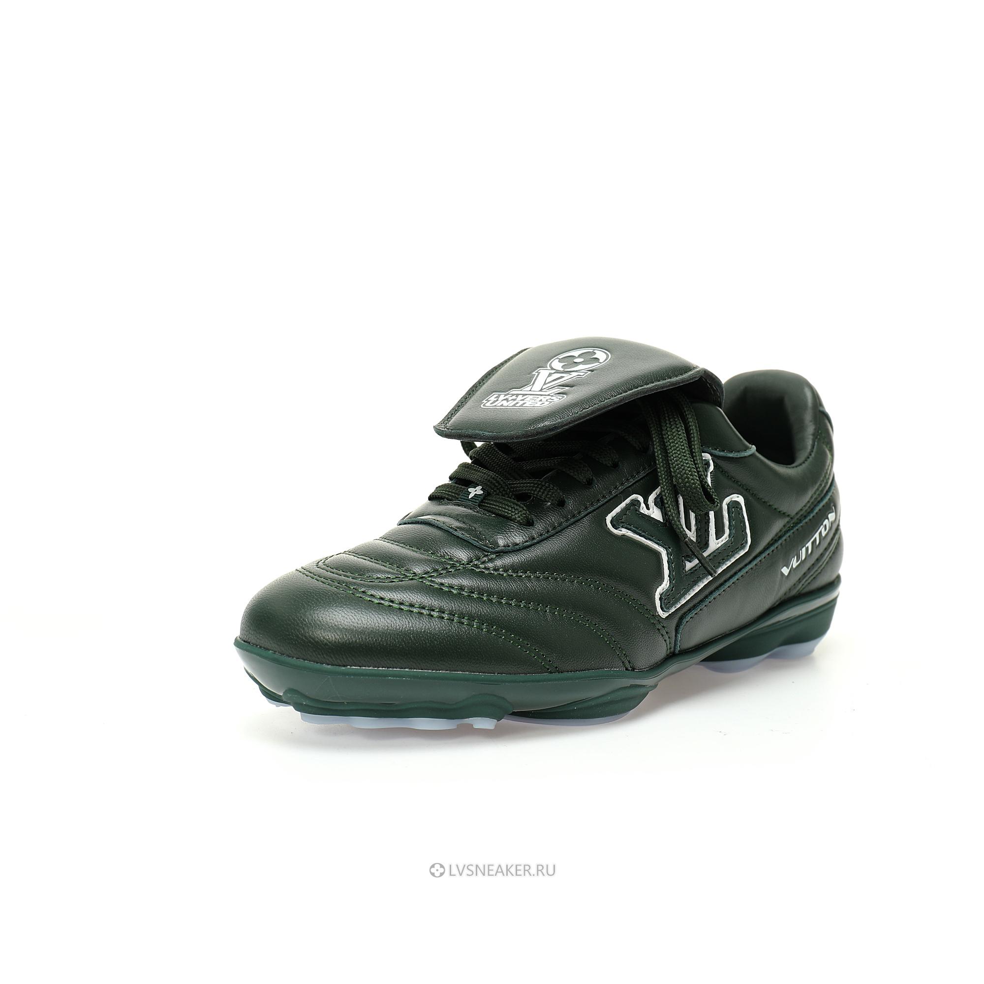 Louis Vuitton LV Footprint Soccer "Green" 1AHDPP Sneakers
