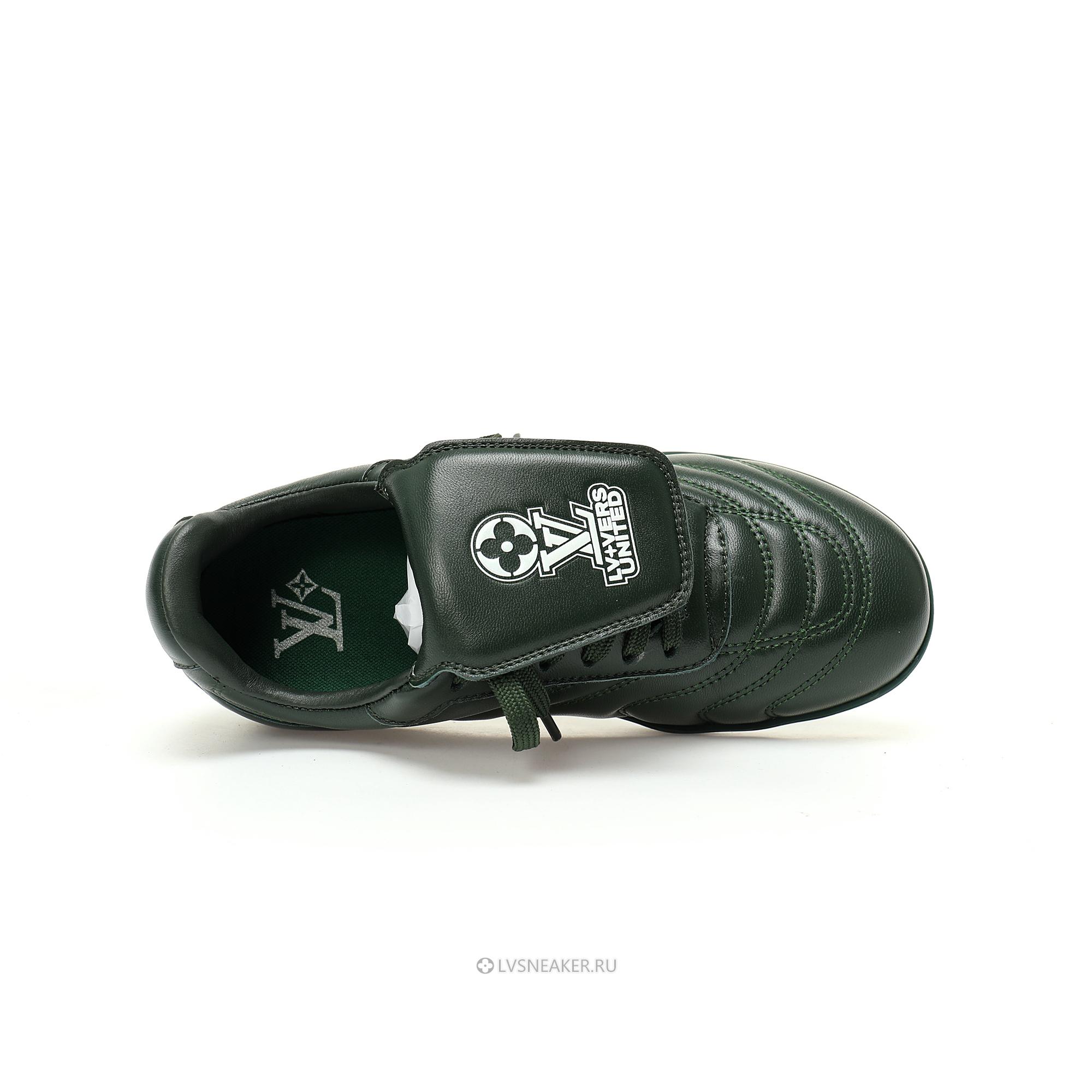 Louis Vuitton LV Footprint Soccer "Green" 1AHDPP Sneakers