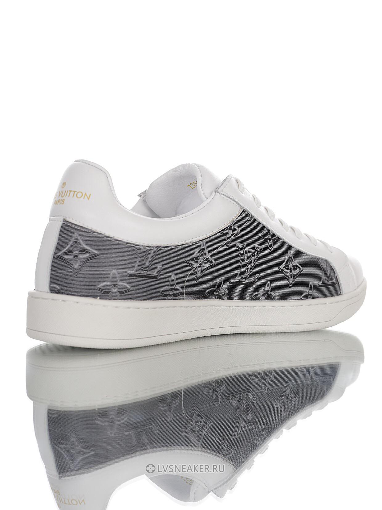 Louis Vuitton LV Luxembourg "Monogram White Grey" 1A5HC4-3 Sneakers