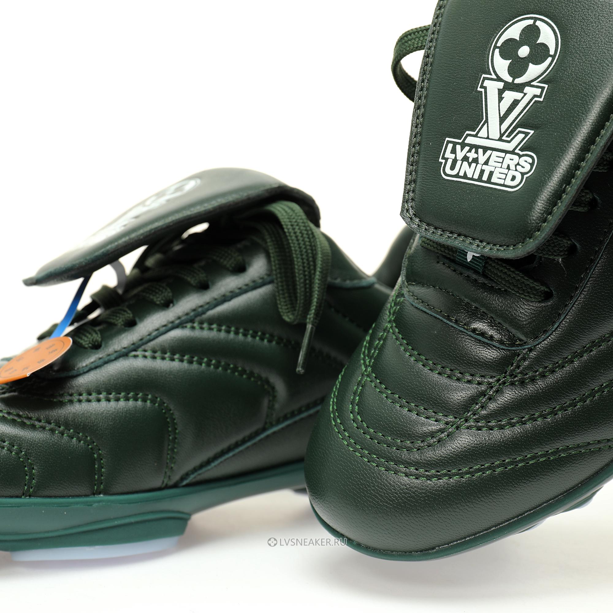 Louis Vuitton LV Footprint Soccer "Green" 1AHDPP Sneakers