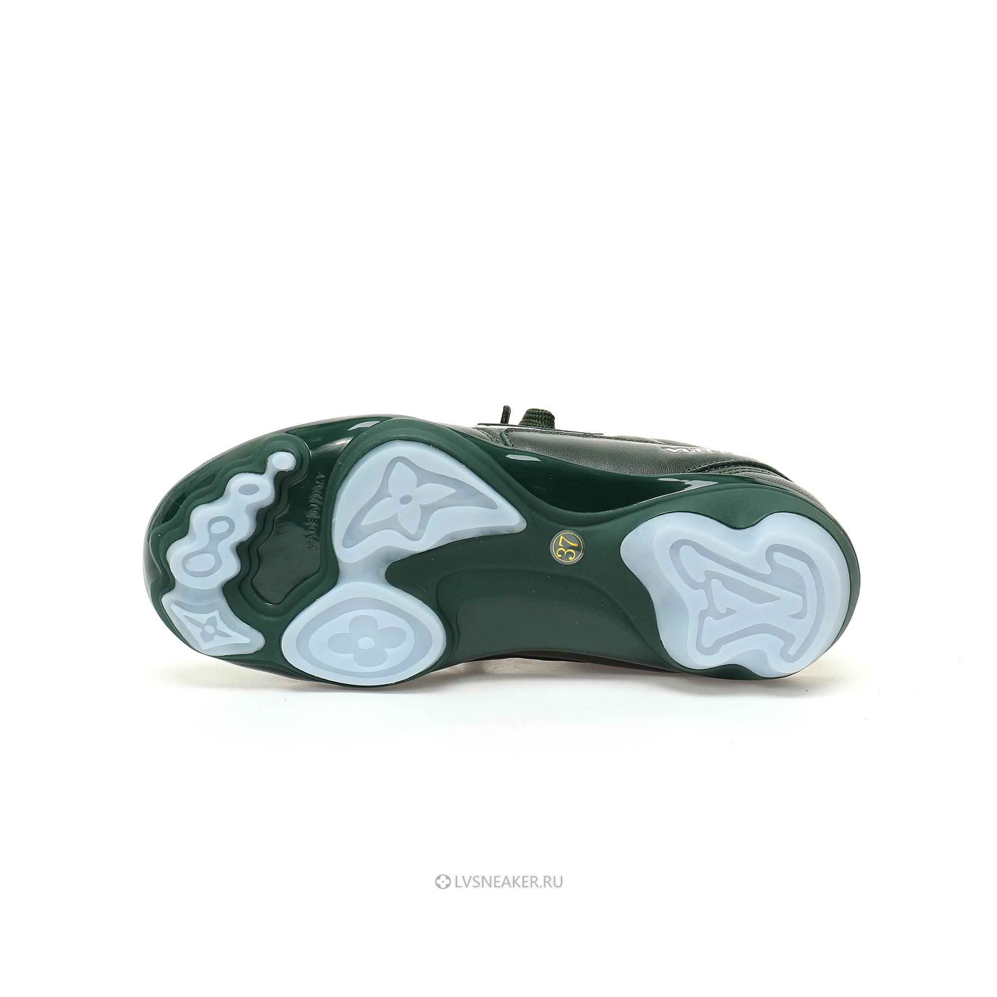 Louis Vuitton LV Footprint Soccer "Green" 1AHDPP Sneakers