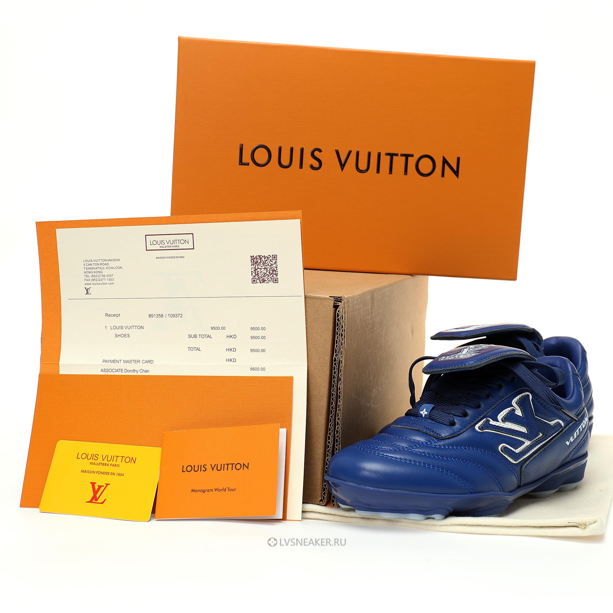Louis Vuitton LV Footprint Soccer "Blue" 1AHDP8 Sneakers