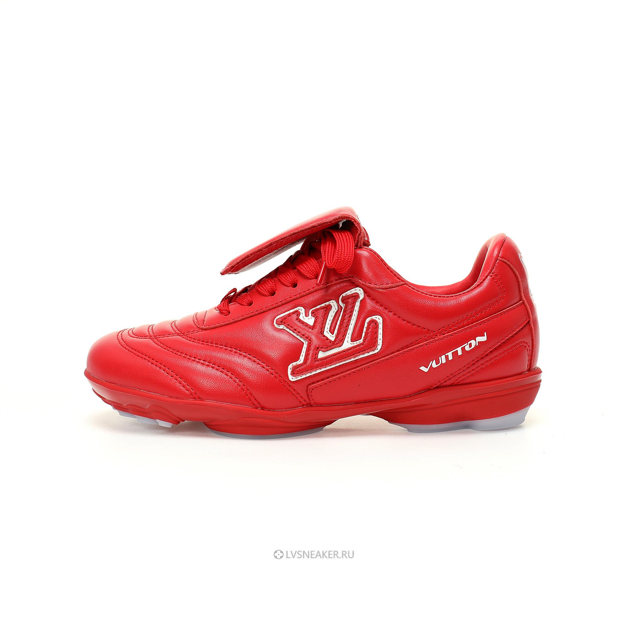 Louis Vuitton LV Footprint Soccer "Red" 1AHDOR Sneakers