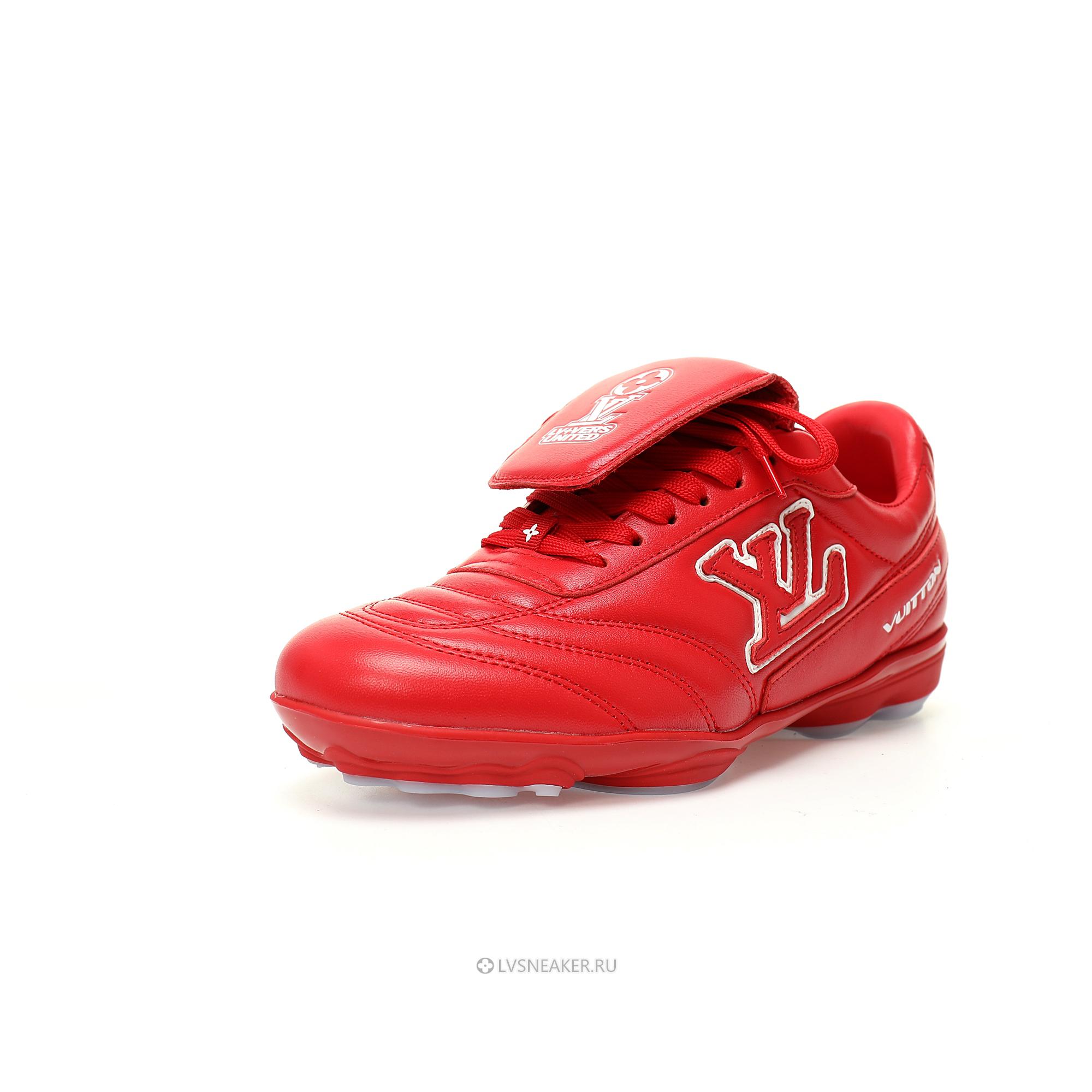 Louis Vuitton LV Footprint Soccer "Red" 1AHDOR Sneakers