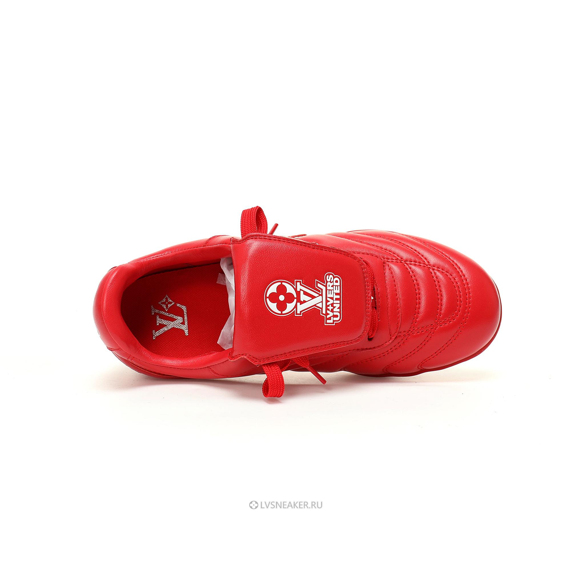 Louis Vuitton LV Footprint Soccer "Red" 1AHDOR Sneakers