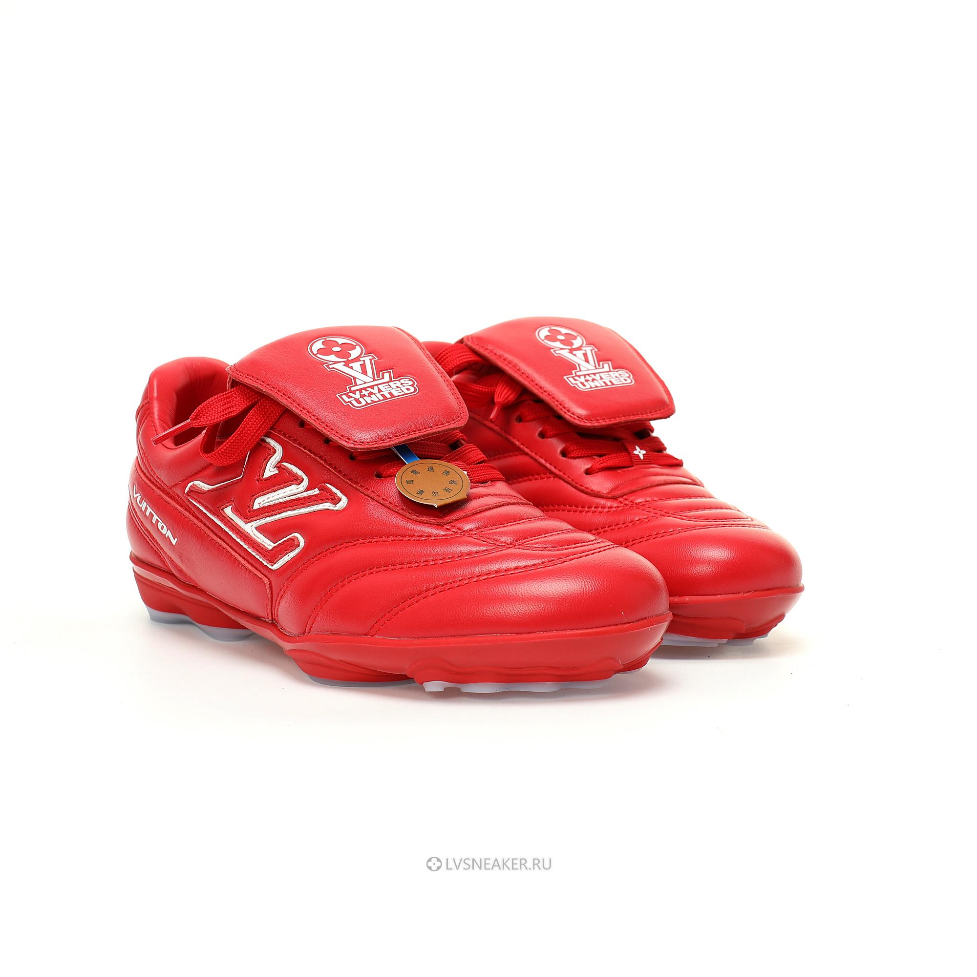 Louis Vuitton LV Footprint Soccer "Red" 1AHDOR Sneakers