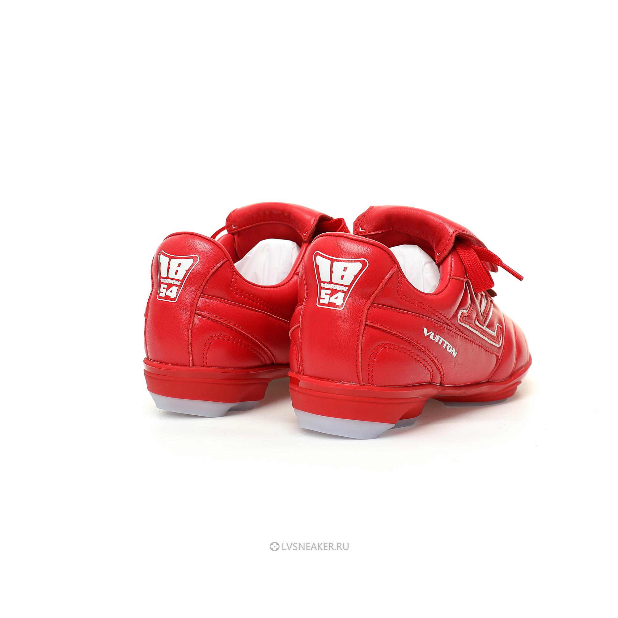 Louis Vuitton LV Footprint Soccer "Red" 1AHDOR Sneakers
