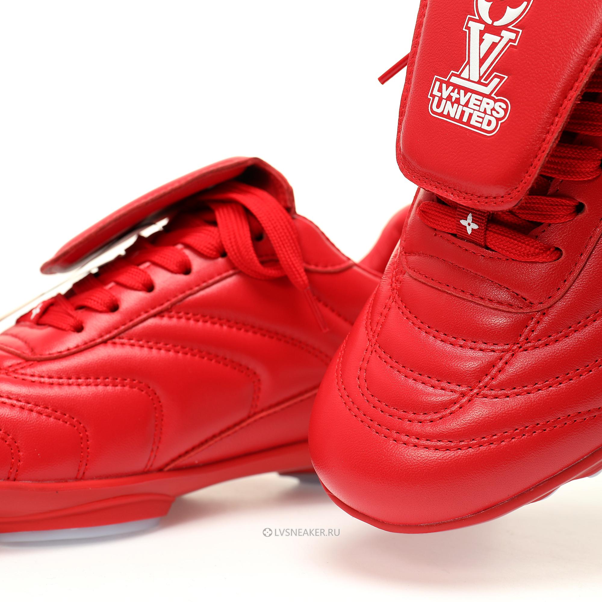 Louis Vuitton LV Footprint Soccer "Red" 1AHDOR Sneakers