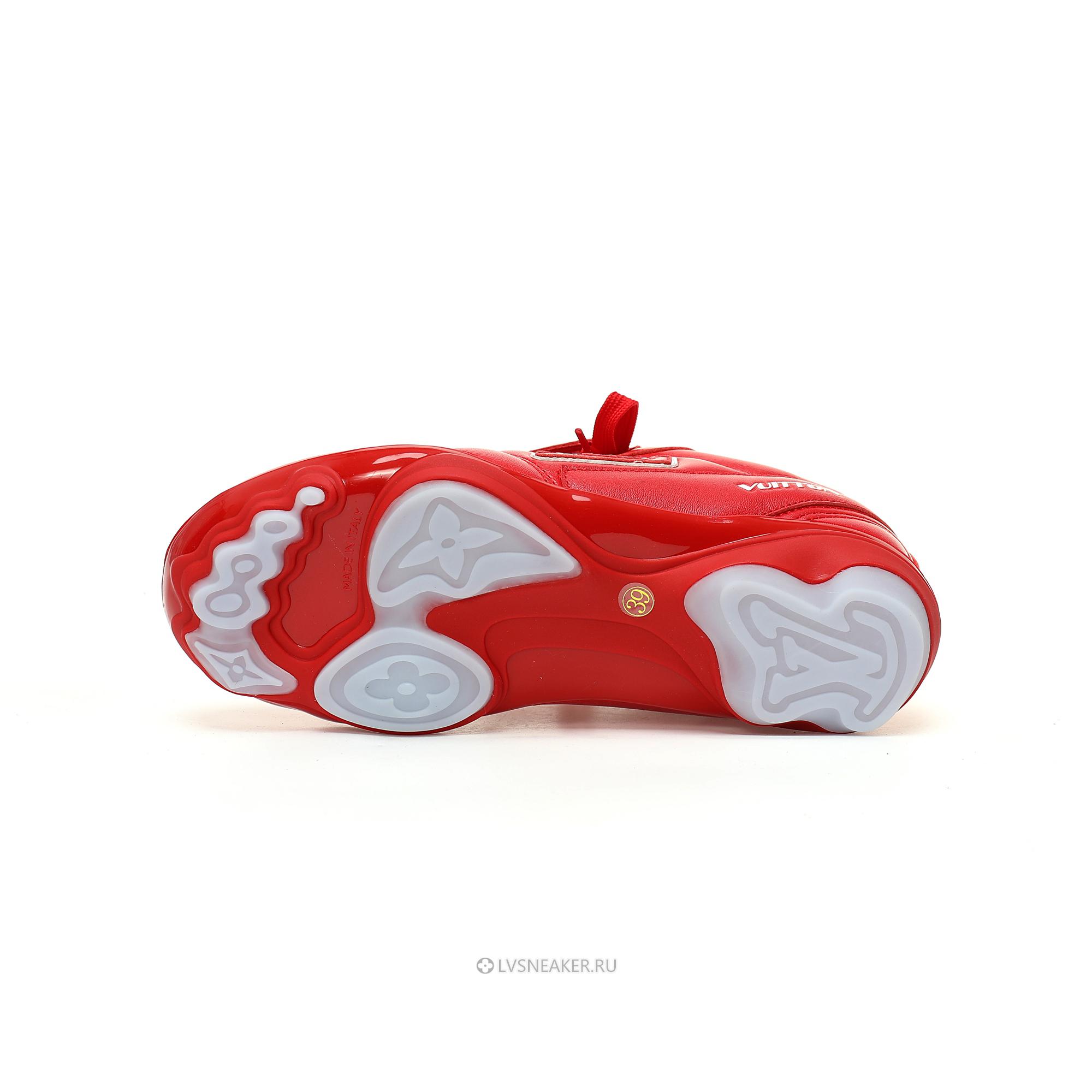 Louis Vuitton LV Footprint Soccer "Red" 1AHDOR Sneakers