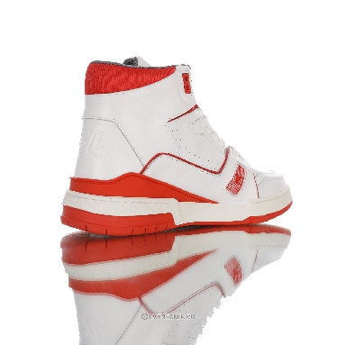 Louis Vuitton LV Trainer High Boot "White Red" 1A54I4 Sneakers