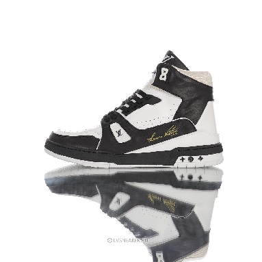 Louis Vuitton LV Trainer High Boot "Black White" 1A5QCL Sneakers