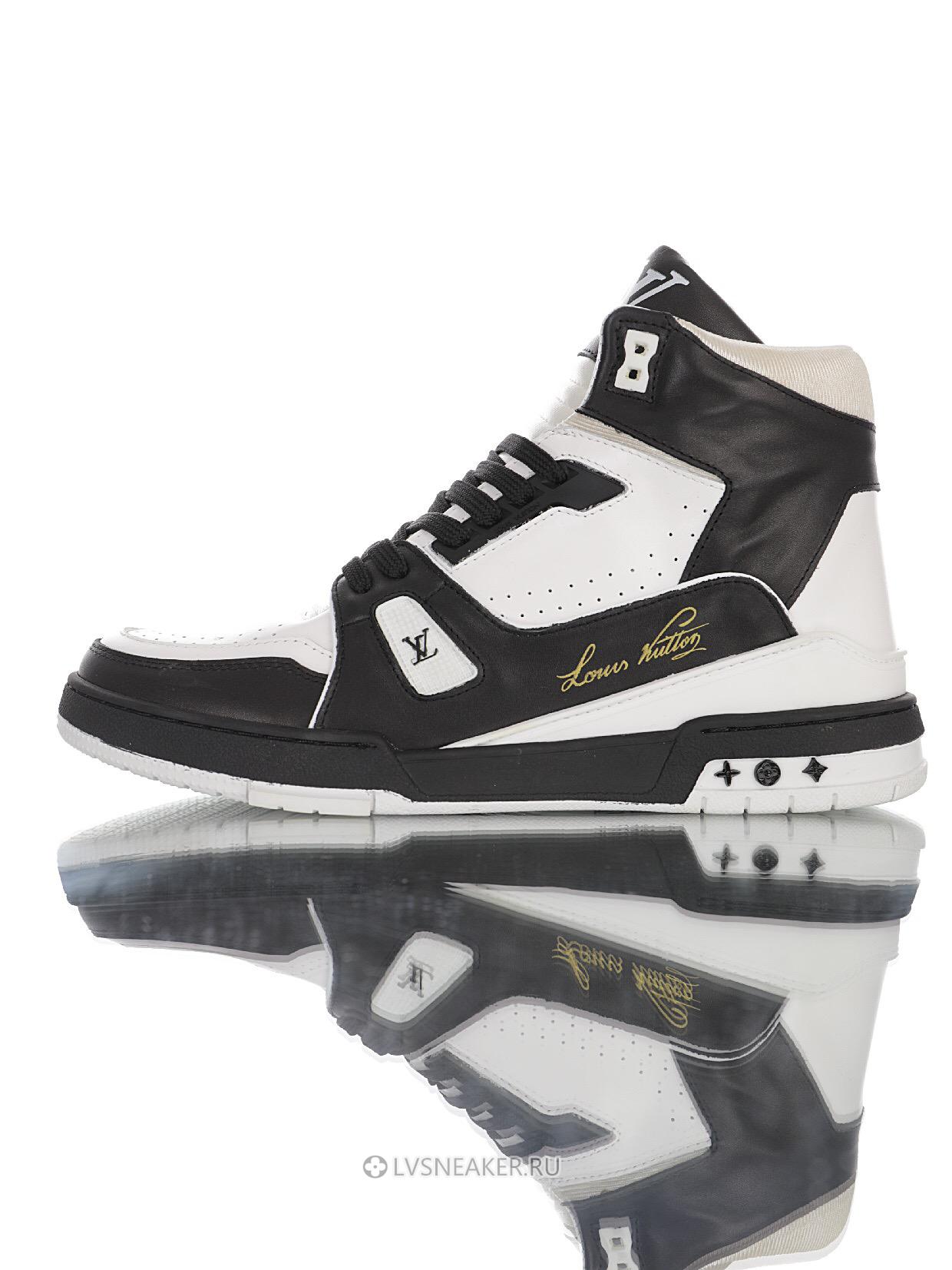 Louis Vuitton LV Trainer High Boot "Black White" 1A5QCL Sneakers