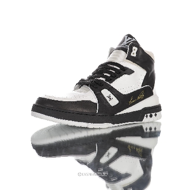 Louis Vuitton LV Trainer High Boot "Black White" 1A5QCL Sneakers