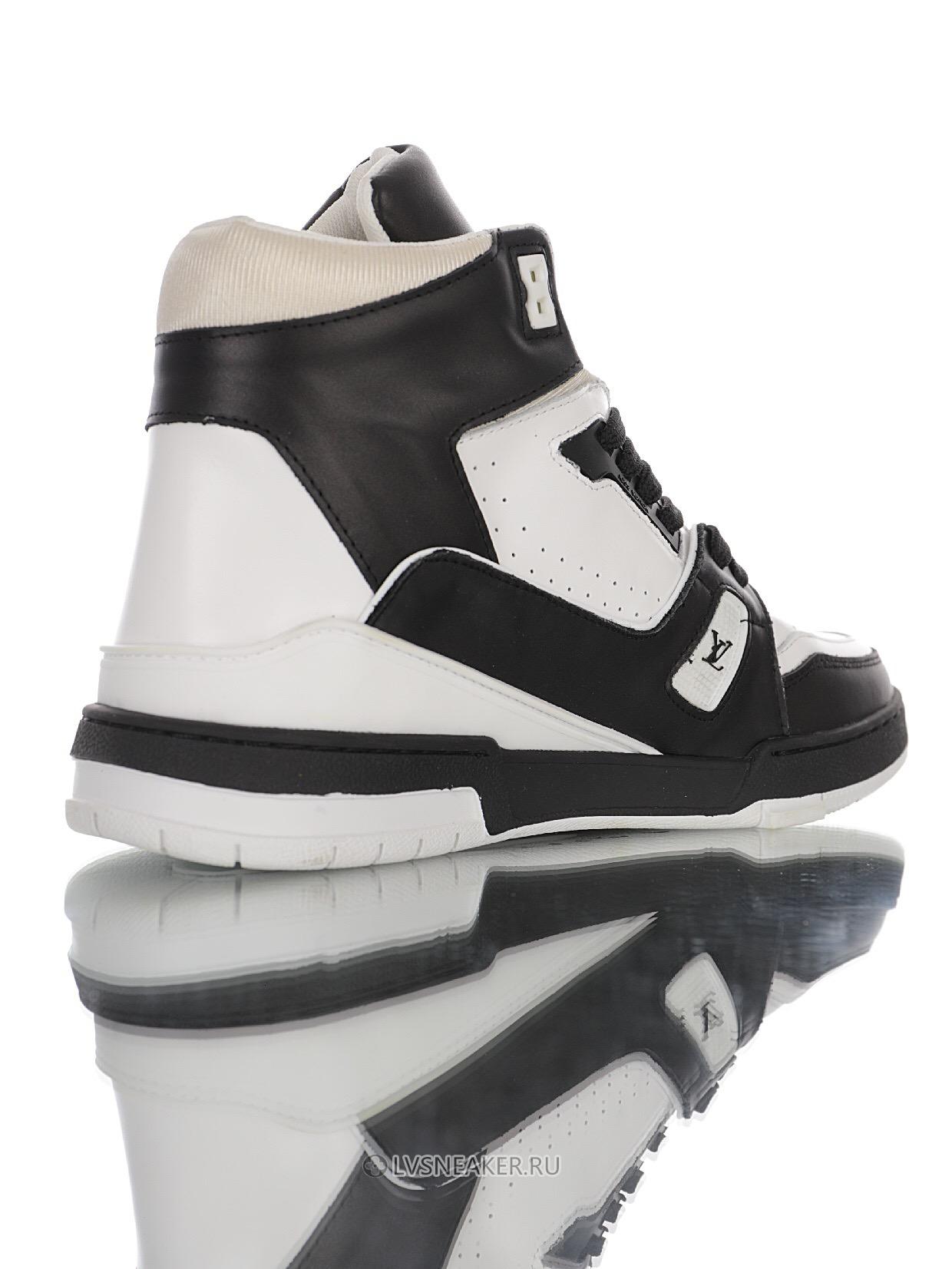 Louis Vuitton LV Trainer High Boot "Black White" 1A5QCL Sneakers