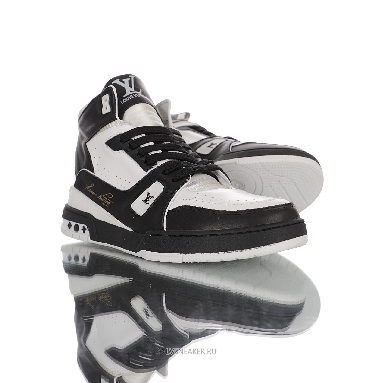 Louis Vuitton LV Trainer High Boot "Black White" 1A5QCL Sneakers