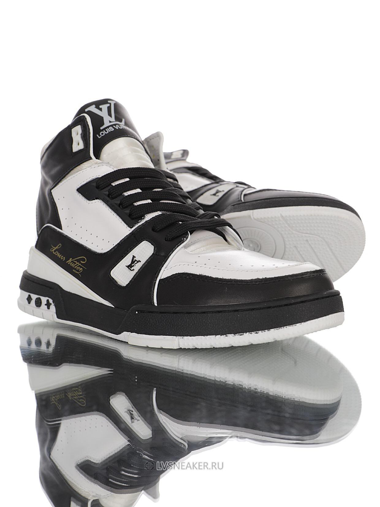 Louis Vuitton LV Trainer High Boot "Black White" 1A5QCL Sneakers