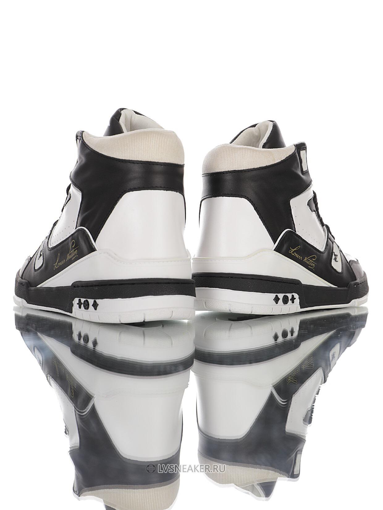 Louis Vuitton LV Trainer High Boot "Black White" 1A5QCL Sneakers