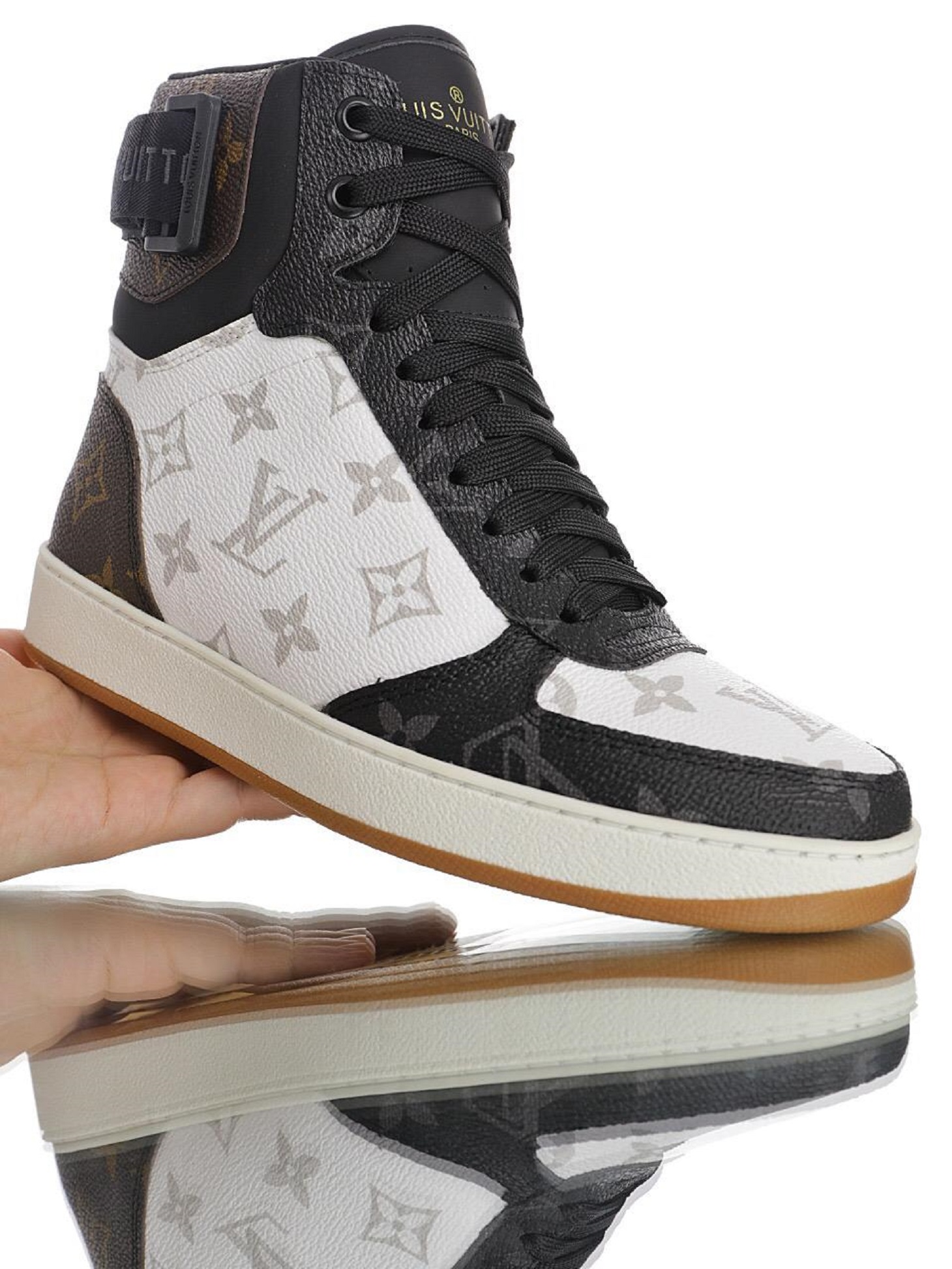 Louis Vuitton LV Rivoli High Boot "Tri-Color" 1A44VS Sneakers