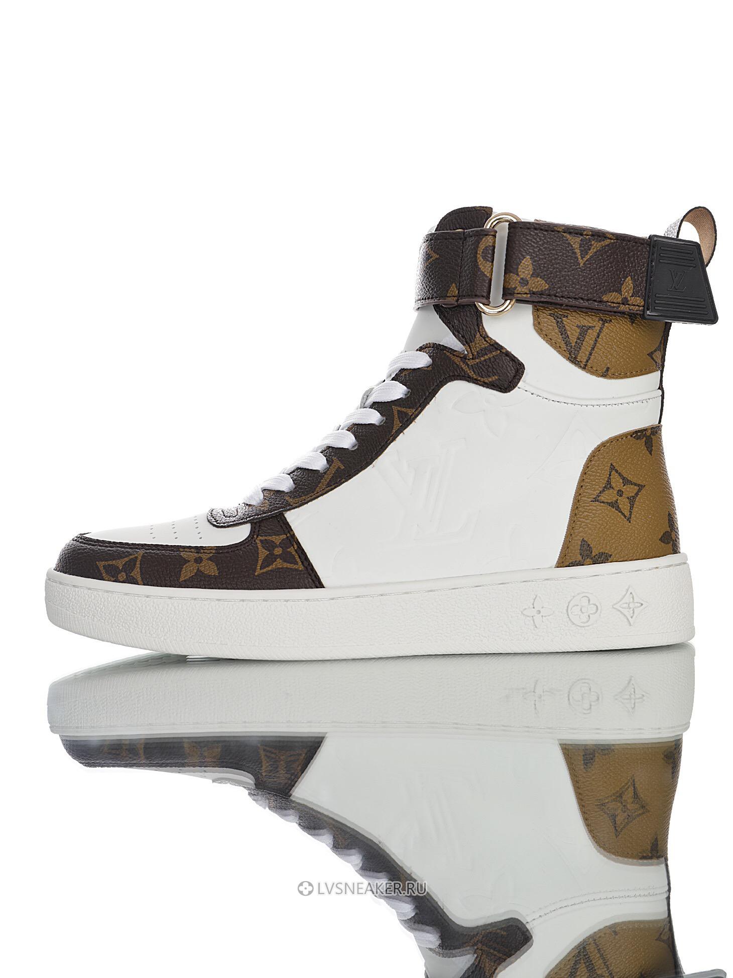 Louis Vuitton LV Boombox High Boot "White Monogram" 1A87PX Sneakers