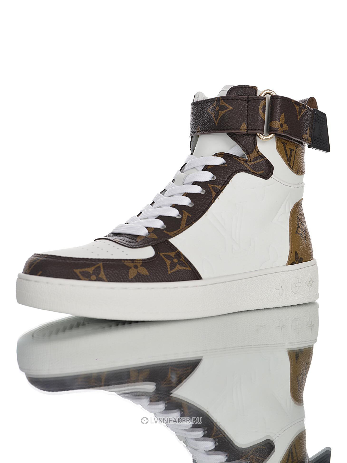 Louis Vuitton LV Boombox High Boot "White Monogram" 1A87PX Sneakers