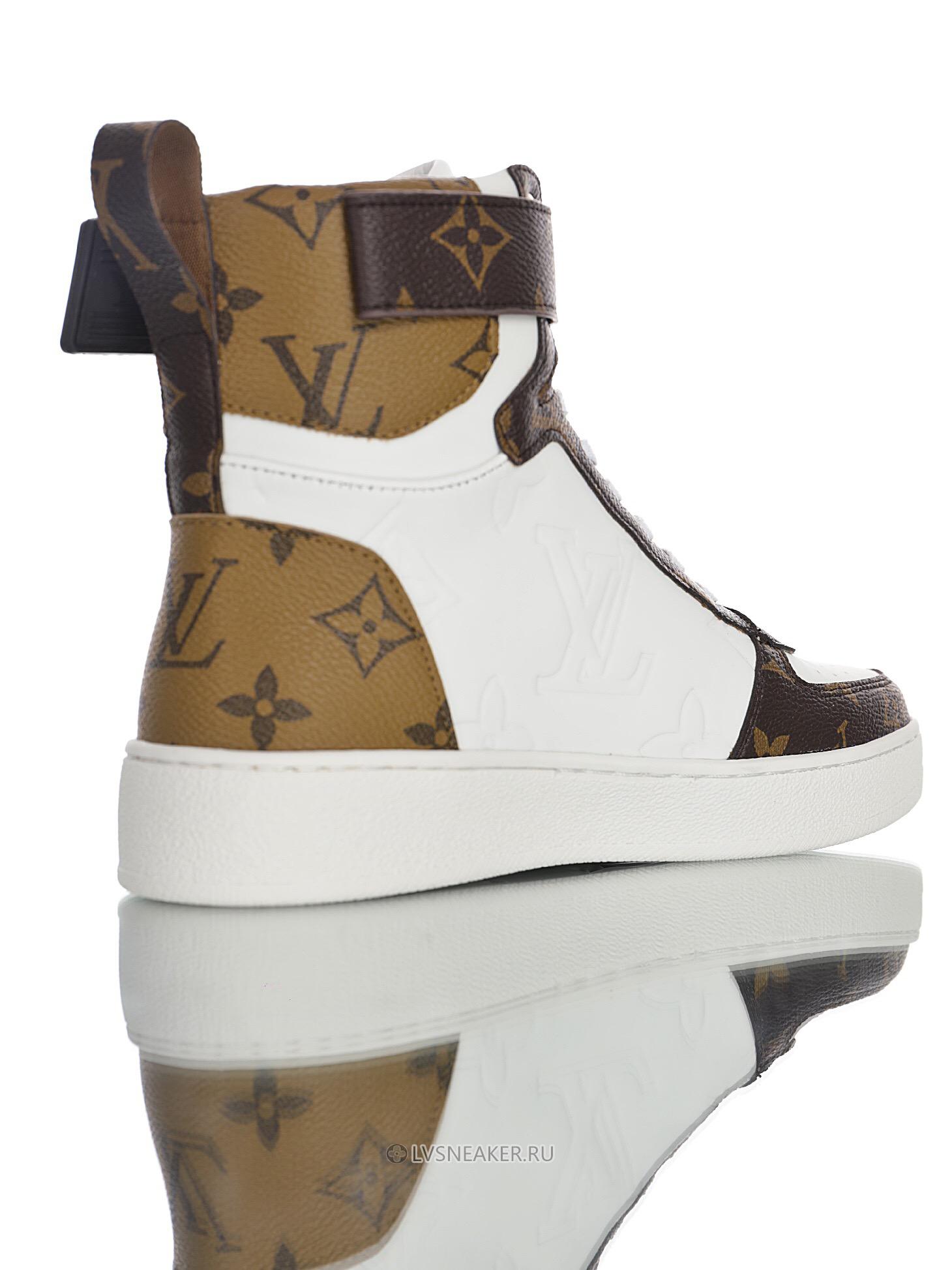Louis Vuitton LV Boombox High Boot "White Monogram" 1A87PX Sneakers