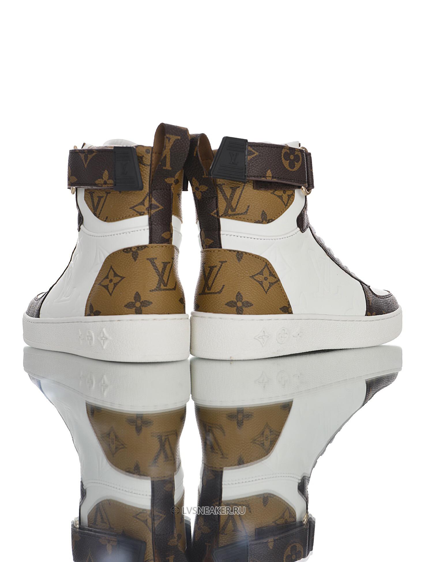 Louis Vuitton LV Boombox High Boot "White Monogram" 1A87PX Sneakers