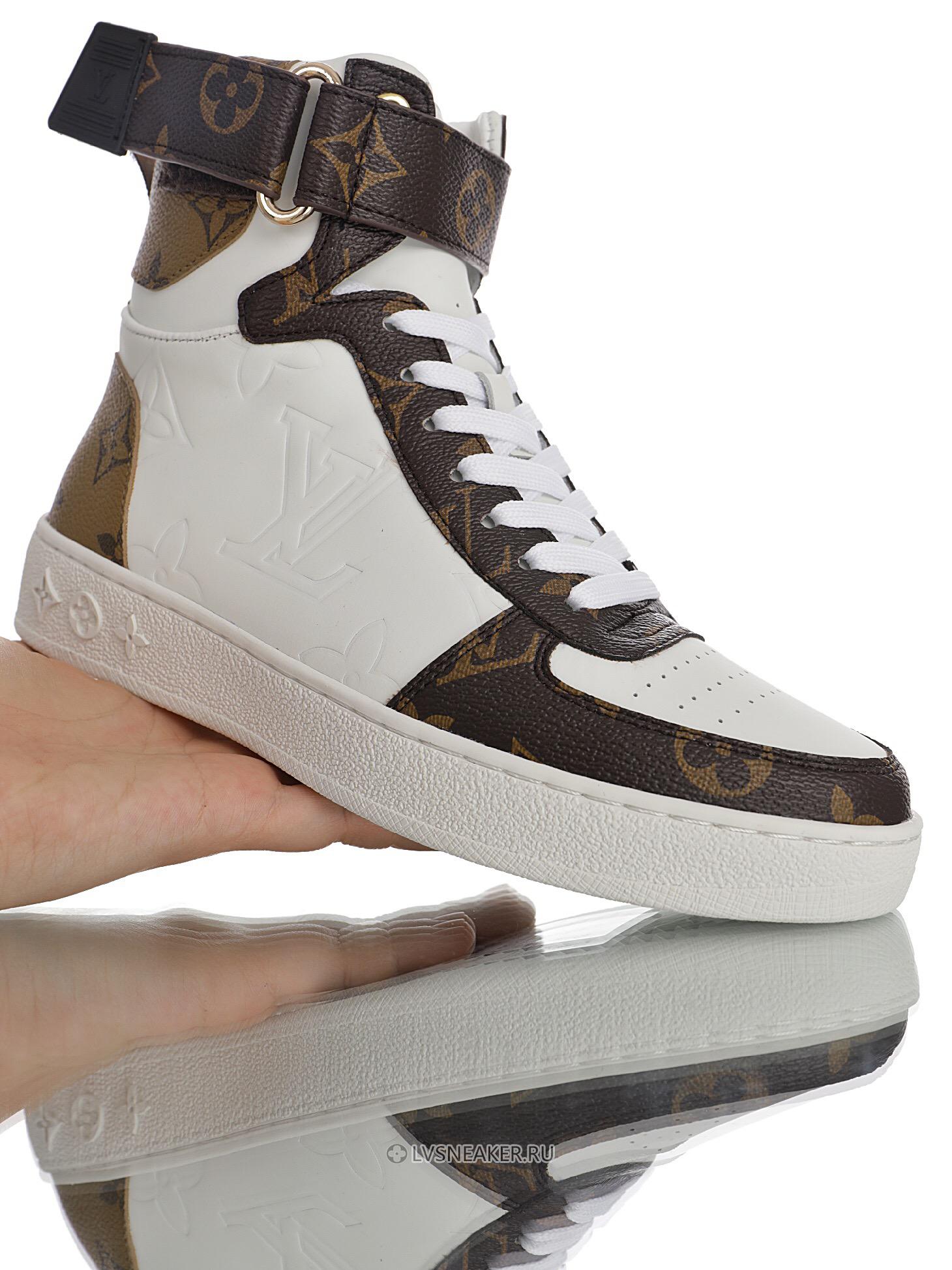 Louis Vuitton LV Boombox High Boot "White Monogram" 1A87PX Sneakers