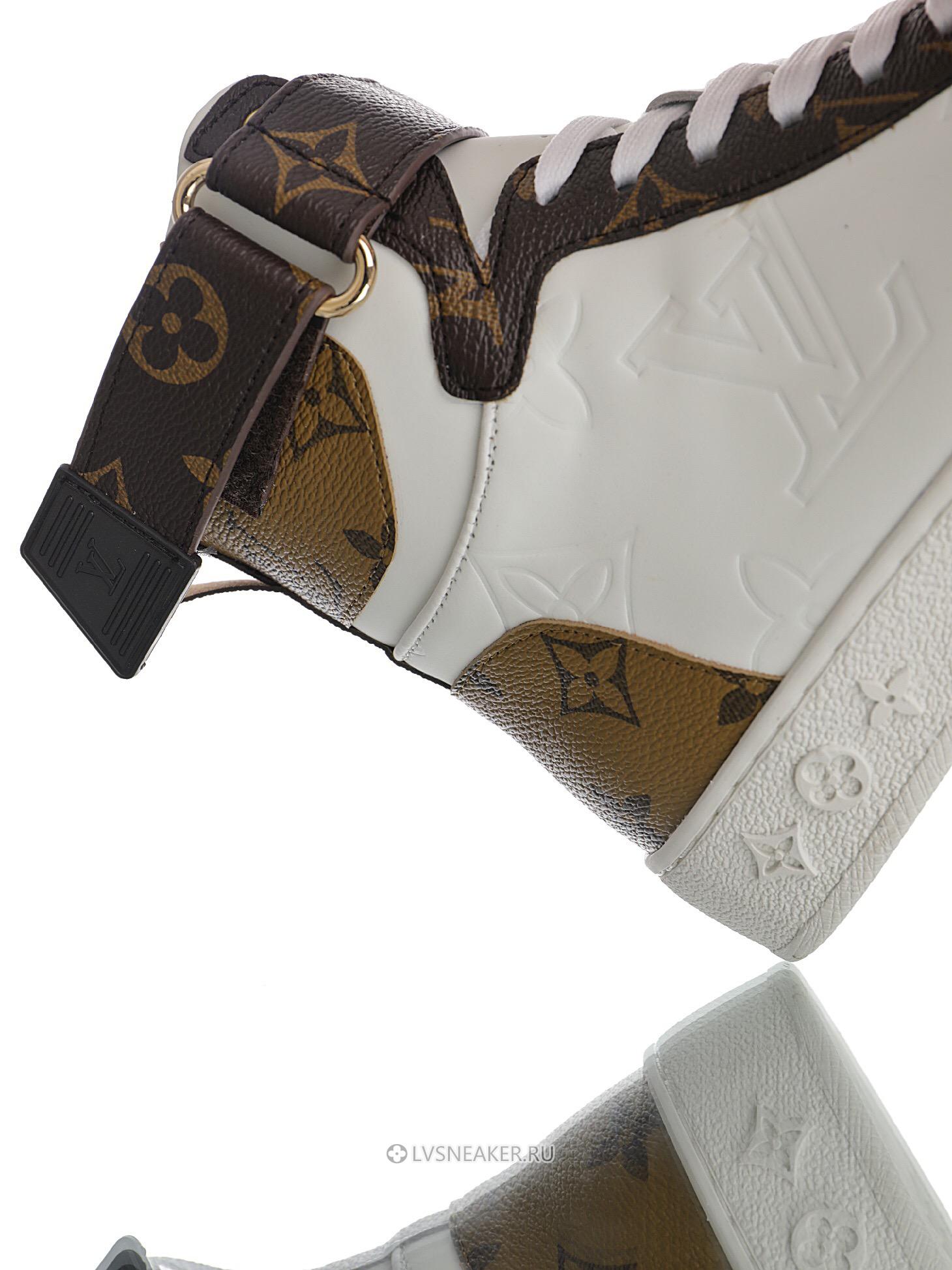 Louis Vuitton LV Boombox High Boot "White Monogram" 1A87PX Sneakers
