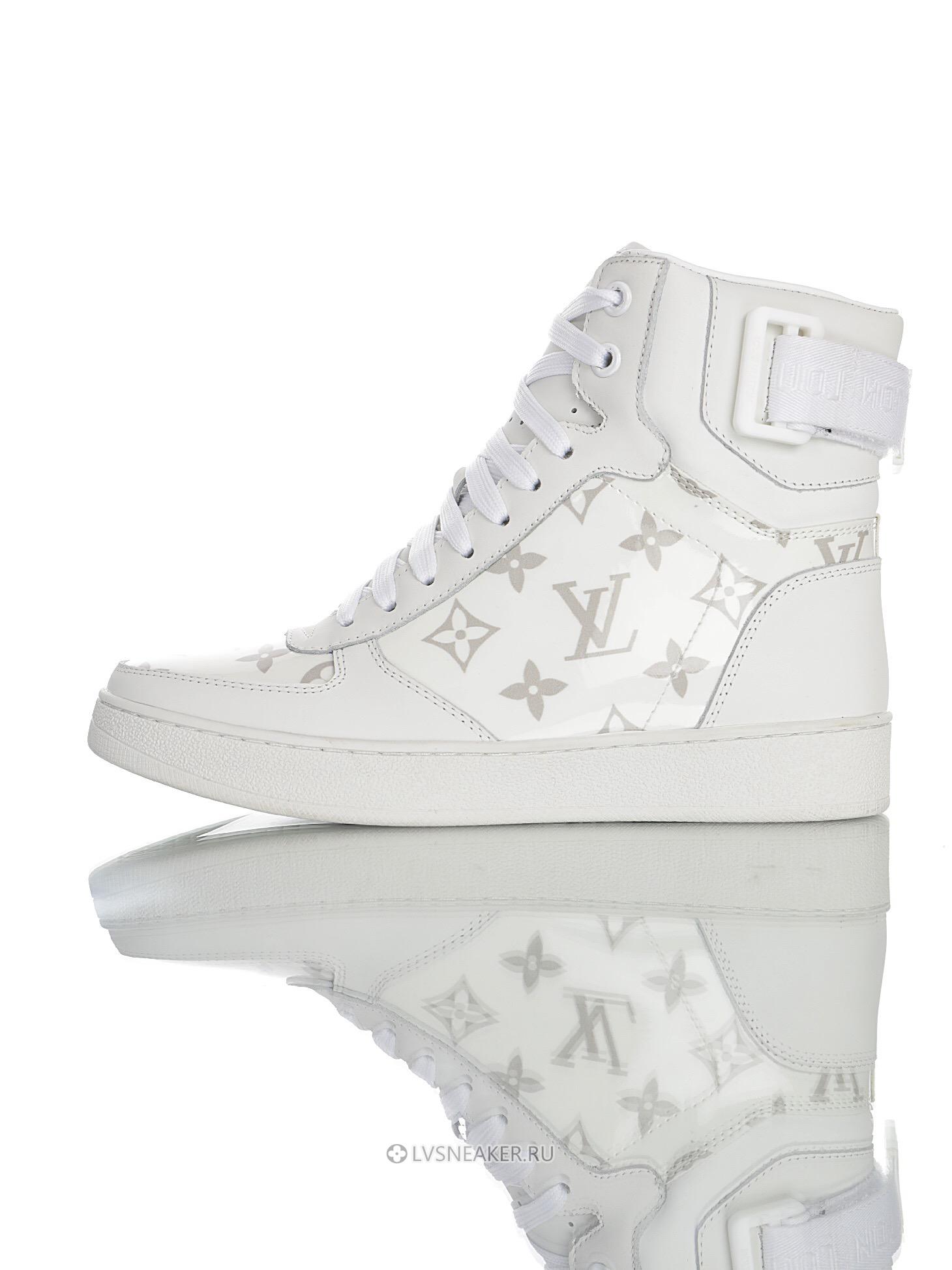 Louis Vuitton LV Rivoli Ankle High Boot "White Monogram" 1A8K2D-2 Sneakers