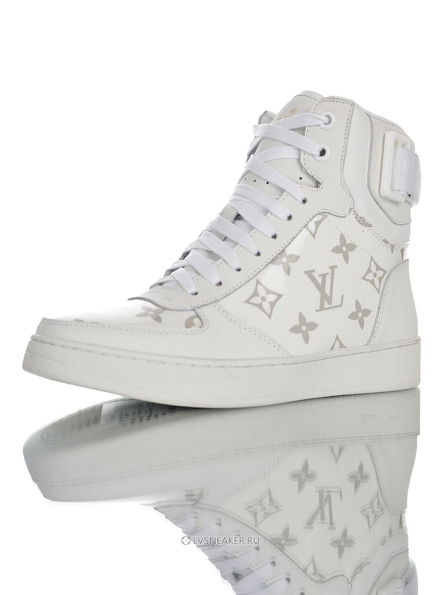 Louis Vuitton LV Rivoli Ankle High Boot "White Monogram" 1A8K2D-2 Sneakers