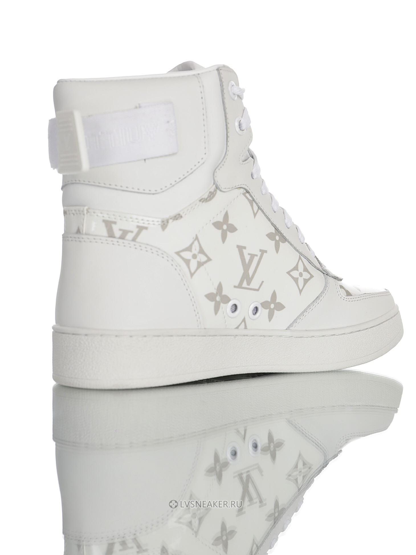 Louis Vuitton LV Rivoli Ankle High Boot "White Monogram" 1A8K2D-2 Sneakers