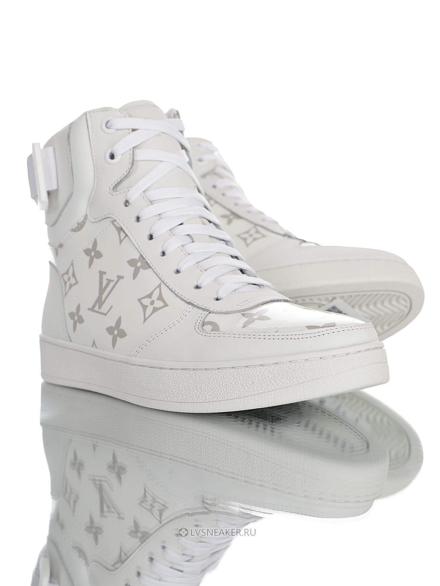 Louis Vuitton LV Rivoli Ankle High Boot "White Monogram" 1A8K2D-2 Sneakers