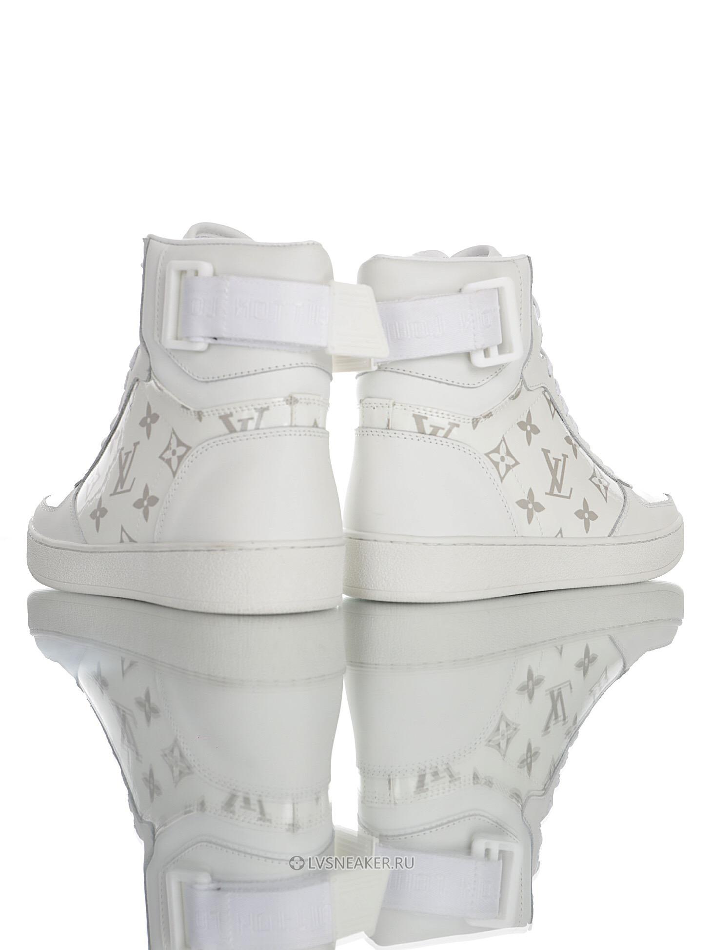 Louis Vuitton LV Rivoli Ankle High Boot "White Monogram" 1A8K2D-2 Sneakers