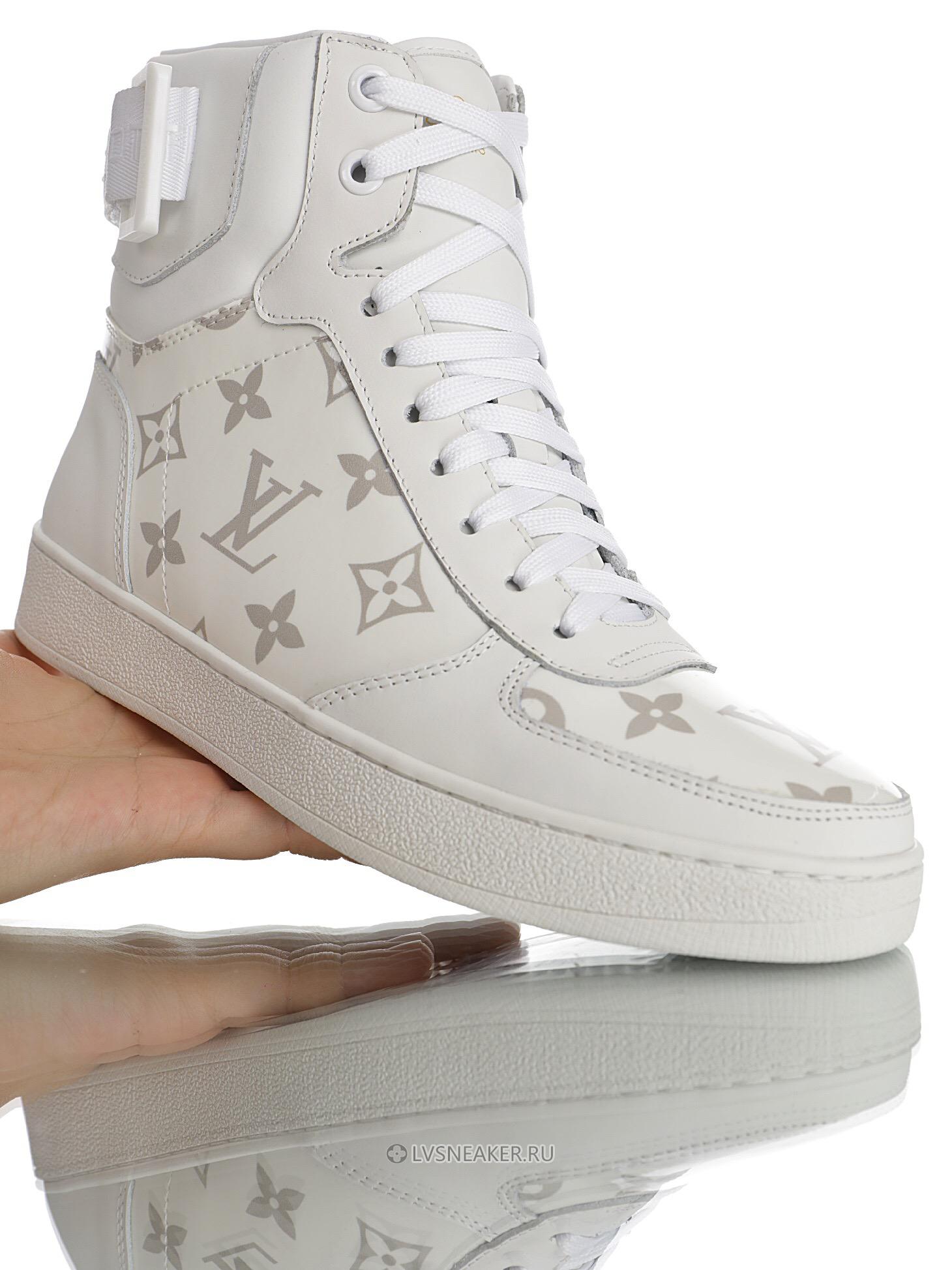 Louis Vuitton LV Rivoli Ankle High Boot "White Monogram" 1A8K2D-2 Sneakers