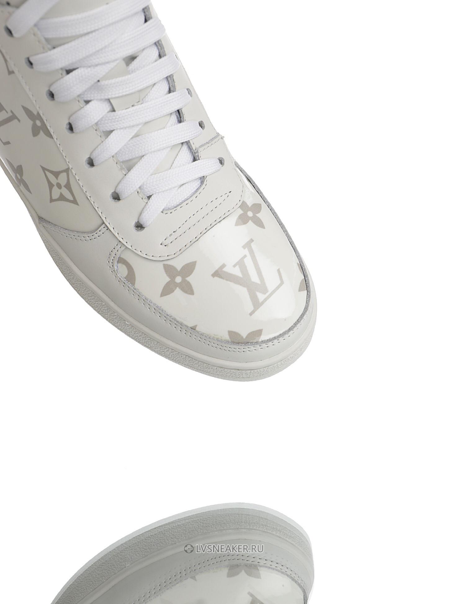 Louis Vuitton LV Rivoli Ankle High Boot "White Monogram" 1A8K2D-2 Sneakers