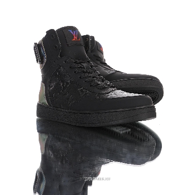Louis Vuitton LV Rivoli Ankle High Boot "Black with Iridescent Back" 1A7S7 Sneakers