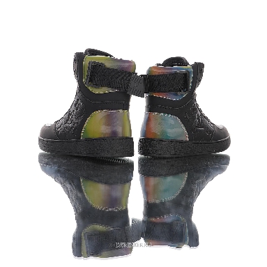 Louis Vuitton LV Rivoli Ankle High Boot "Black with Iridescent Back" 1A7S7 Sneakers