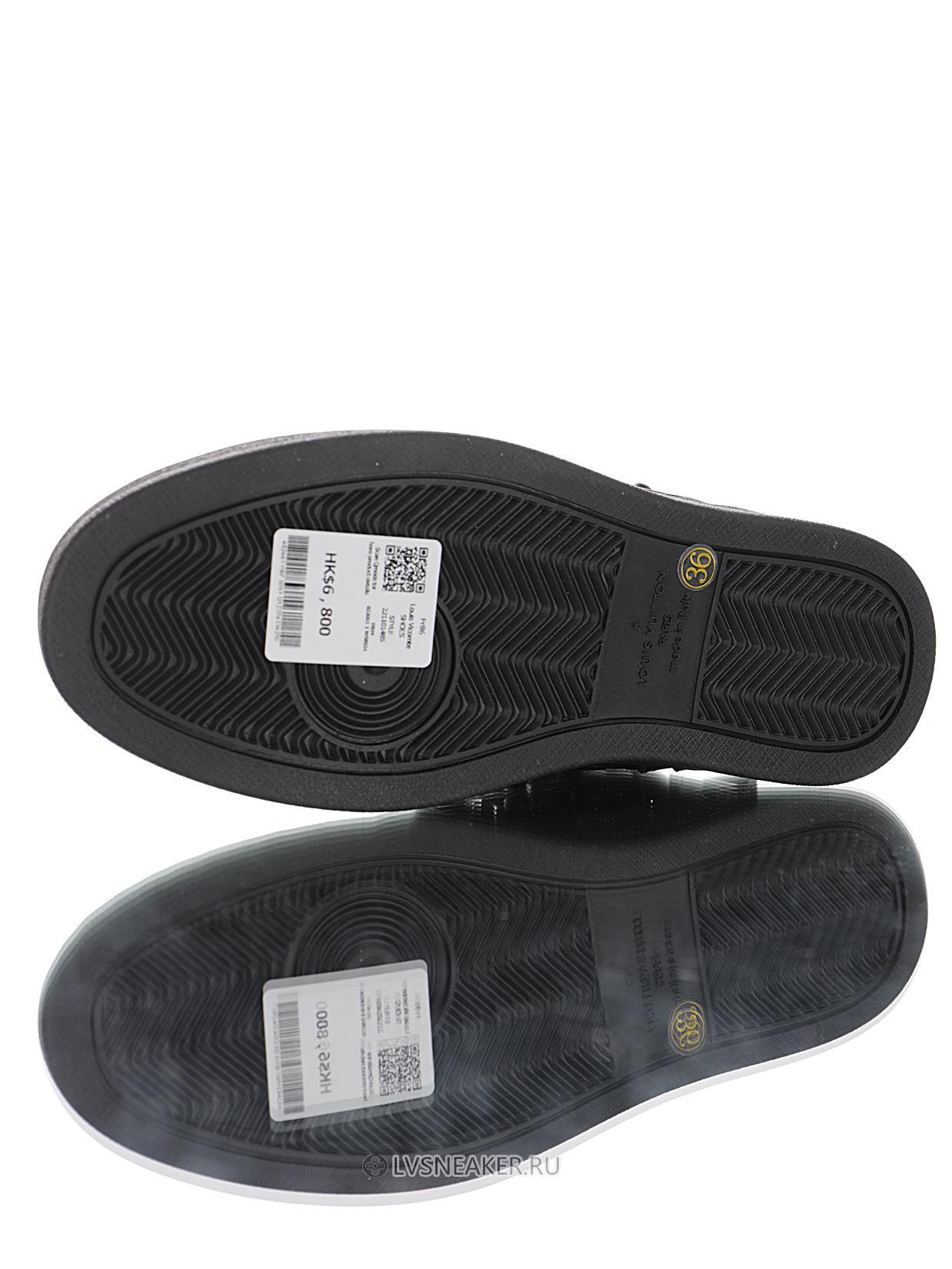 Louis Vuitton LV Rivoli Ankle High Boot "Black with Iridescent Back" 1A7S7 Sneakers