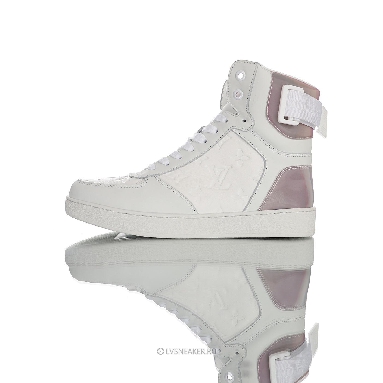 Louis Vuitton LV Rivoli Ankle High Boot "White with Iridescent Back" 1A7S6 Sneakers