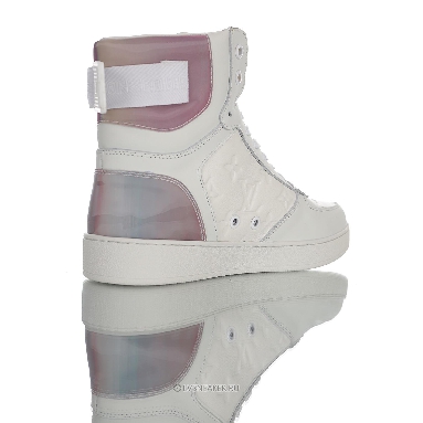 Louis Vuitton LV Rivoli Ankle High Boot "White with Iridescent Back" 1A7S6 Sneakers
