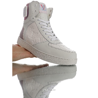 Louis Vuitton LV Rivoli Ankle High Boot "White with Iridescent Back" 1A7S6 Sneakers