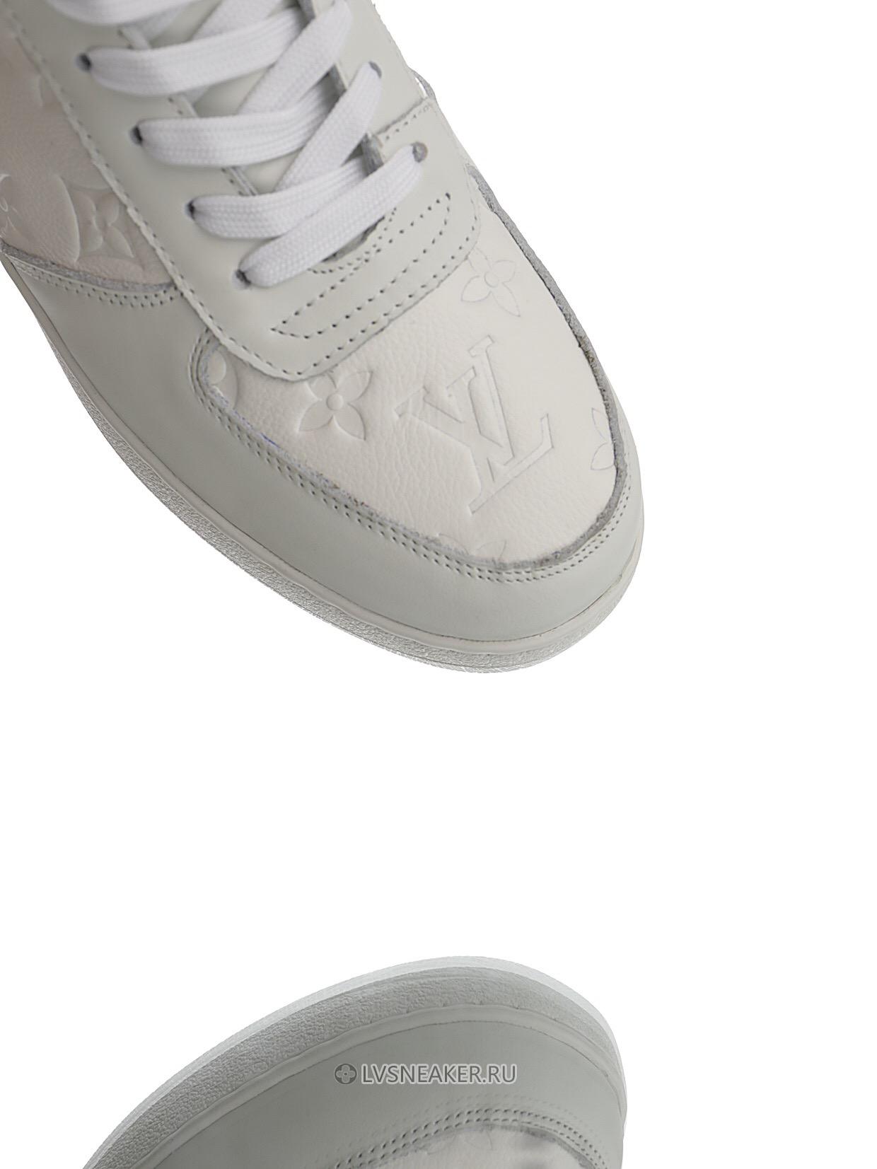 Louis Vuitton LV Rivoli Ankle High Boot "White with Iridescent Back" 1A7S6 Sneakers