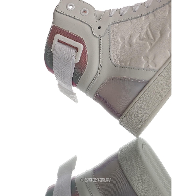 Louis Vuitton LV Rivoli Ankle High Boot "White with Iridescent Back" 1A7S6 Sneakers