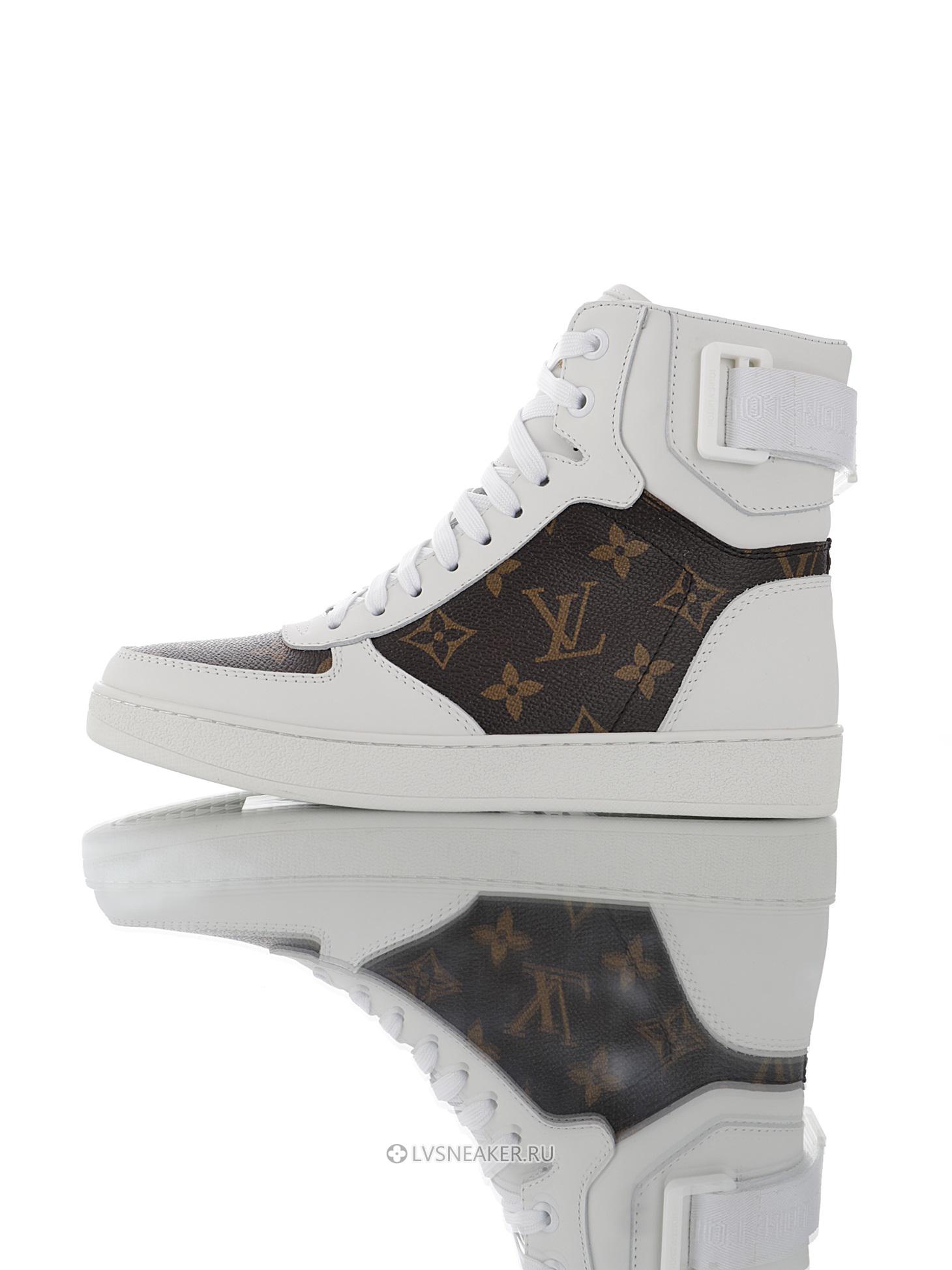 Louis Vuitton LV Rivoli Ankle High Boot "White Monogram" 1A87Q4-2 Sneakers