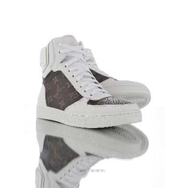 Louis Vuitton LV Rivoli Ankle High Boot "White Monogram" 1A87Q4-2 Sneakers