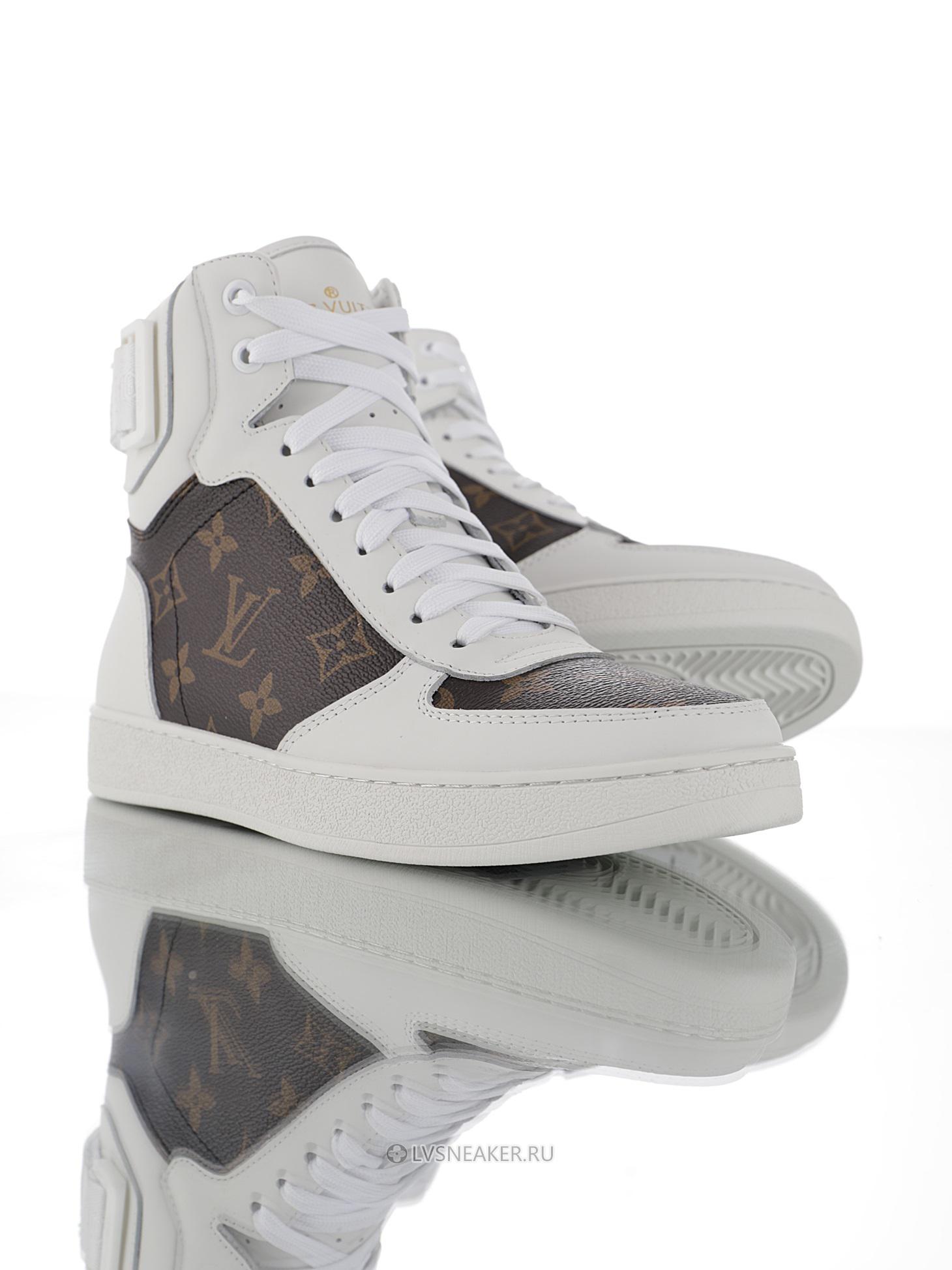 Louis Vuitton LV Rivoli Ankle High Boot "White Monogram" 1A87Q4-2 Sneakers