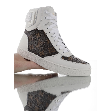 Louis Vuitton LV Rivoli Ankle High Boot "White Monogram" 1A87Q4-2 Sneakers