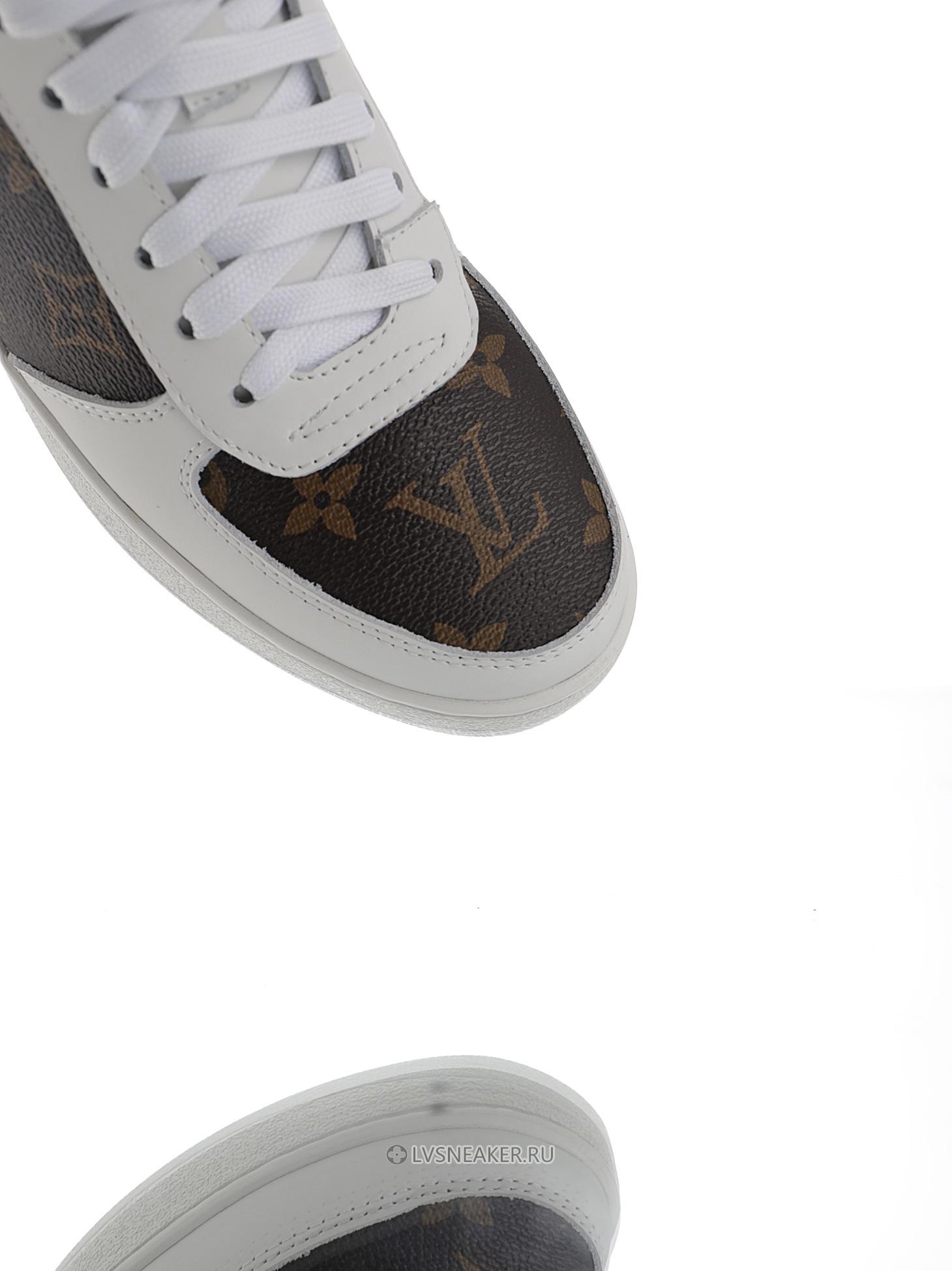 Louis Vuitton LV Rivoli Ankle High Boot "White Monogram" 1A87Q4-2 Sneakers
